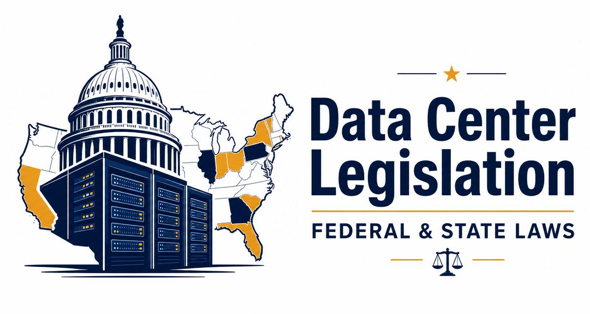 Data Center Legislation 2026: Federal & State Laws by Jurisdiction